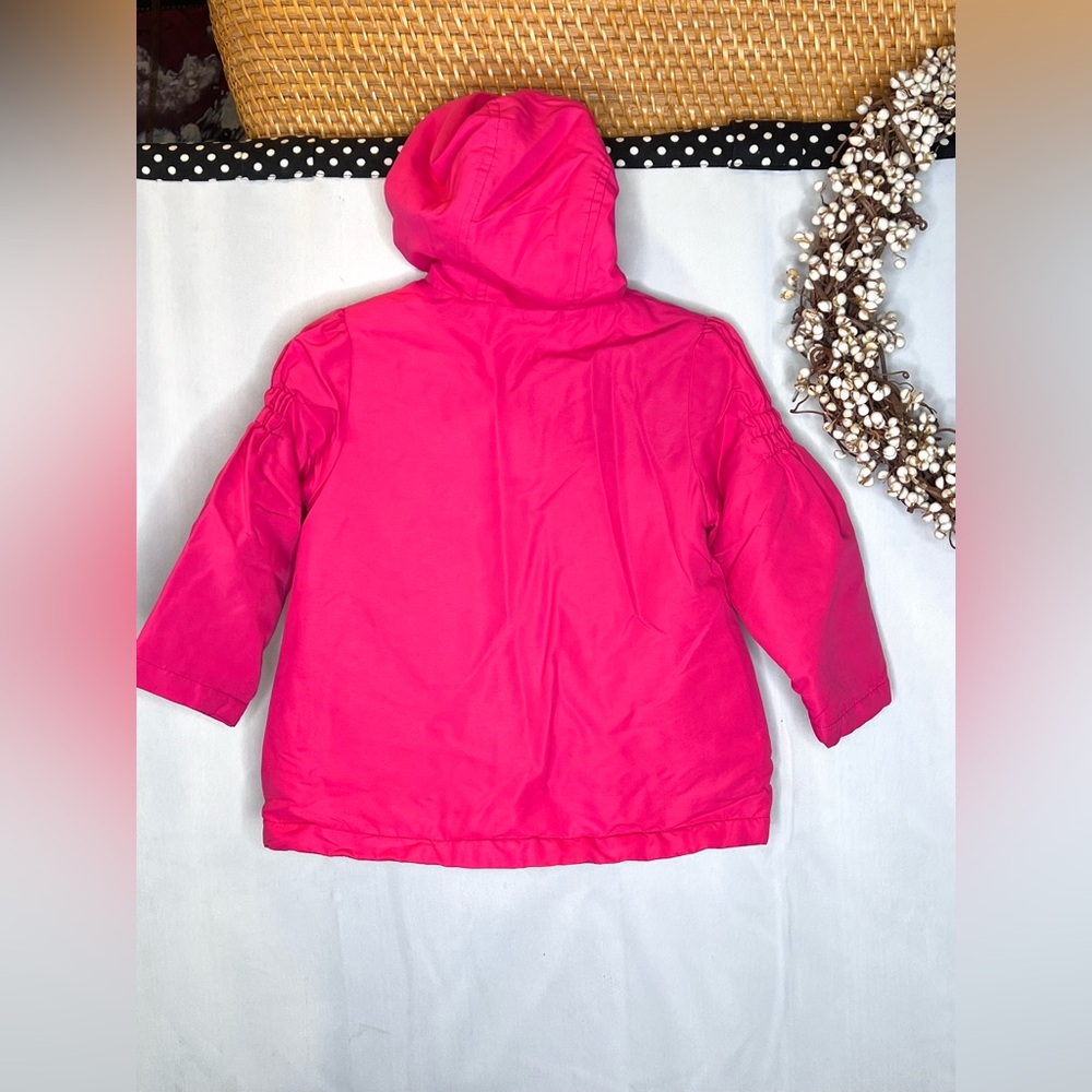 Pistachio Sweet Bright Pink With Flowers Jacket Size 2T - Picture 7 of 10